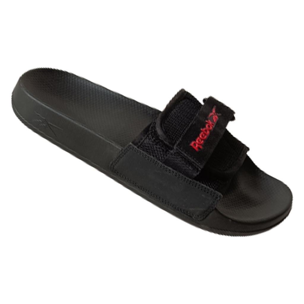 Reebok black best sale flip flops